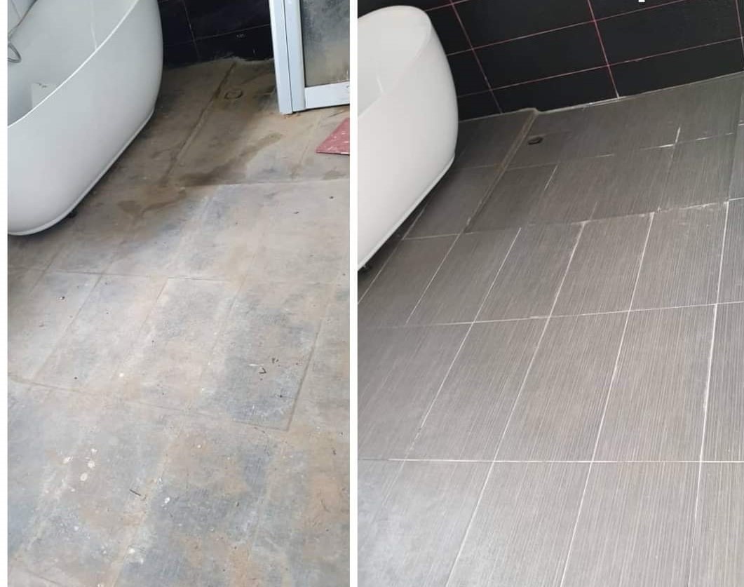 carrelage sale / carrelage propre